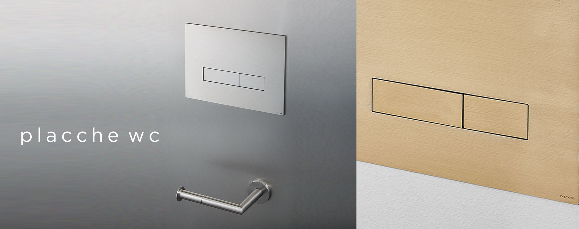 Placche WC Neve Rubinetterie